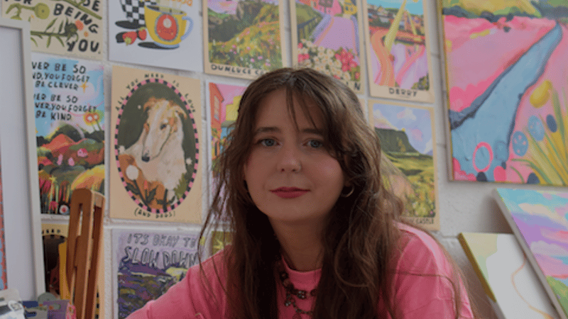 Picture of me in my studio