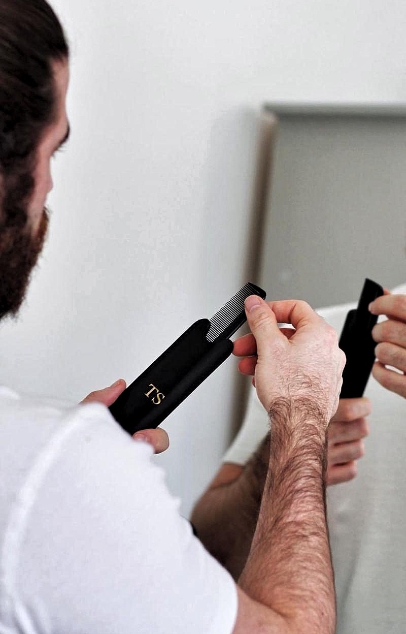 Men's leather bracelet personalised