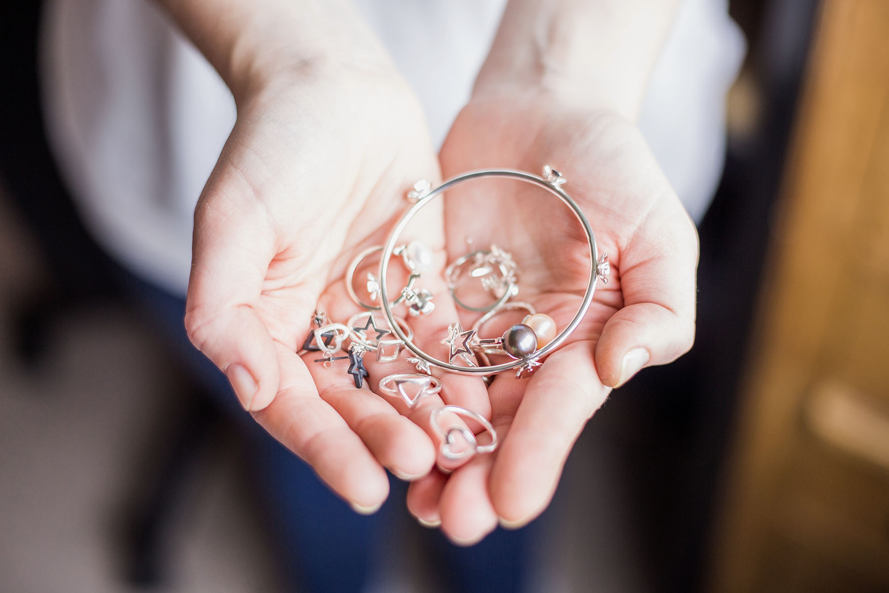 Custom made silver jewellery