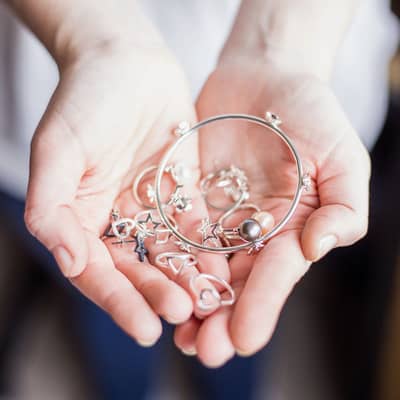 Custom made silver jewellery