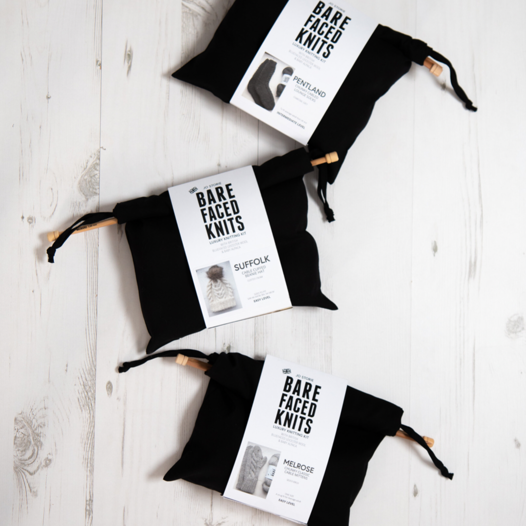 Knit kits for all levels