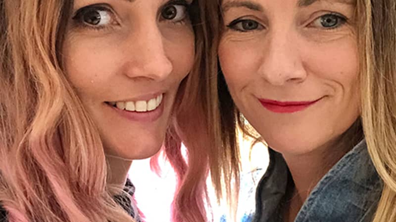 Pippa and Rachel. Founders of The Conscious Party Box