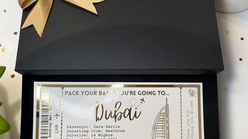 Holiday Dubai gift ticket