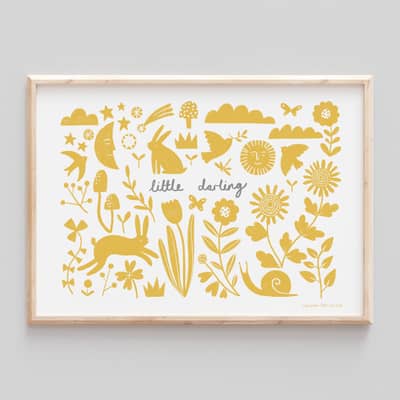 Orange Blossom Art Print by Stephanie Cole Design