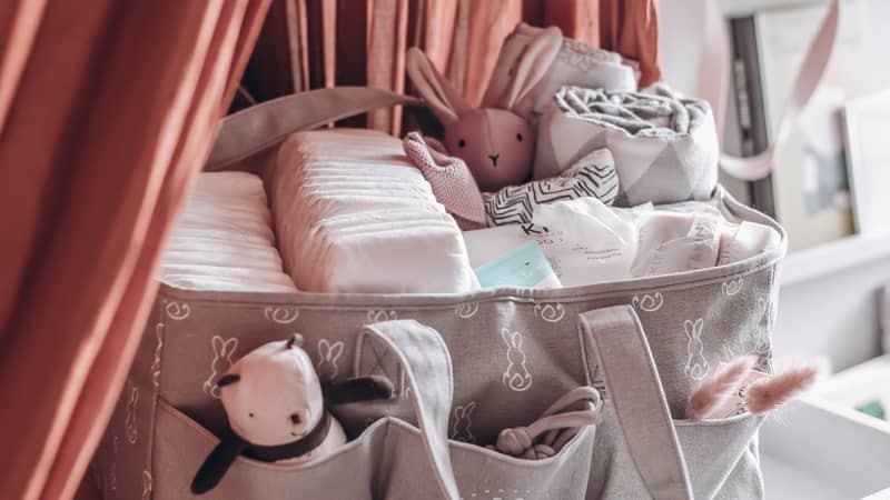 one little baby nappy caddy