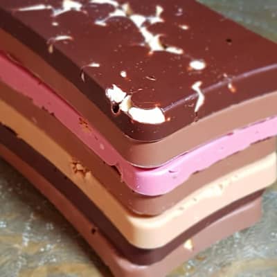 luxury handmade chocolate slabs