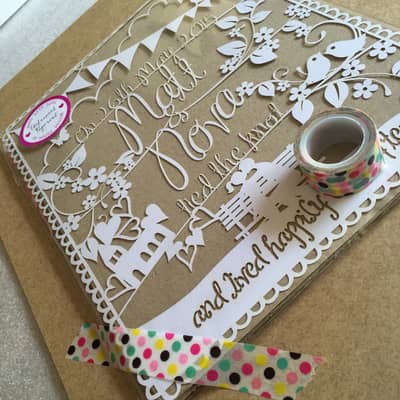 A papercut on its way to a customer.