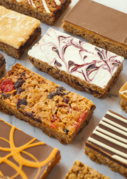 An assortment of Flapjackery flapjacks