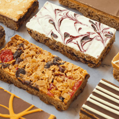 An assortment of Flapjackery flapjacks