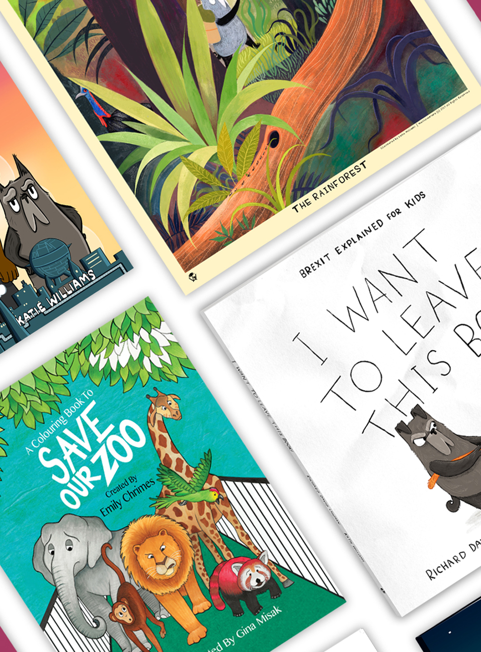 WatAdventure books children's books kids poster colouring books