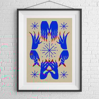 Enchanted Hands Print