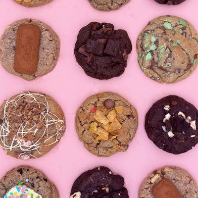 Birthday brownie slab