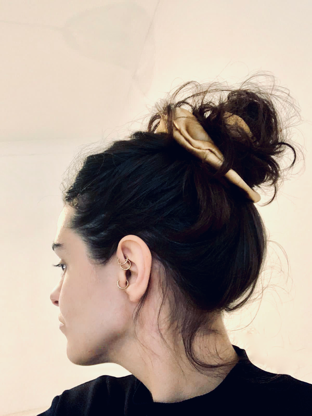 Welkinwonder Gold Rush Silk Scrunchie