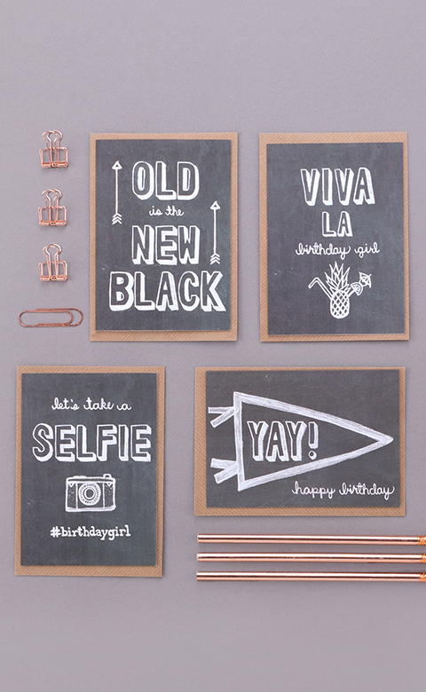 Chalkboard Cards