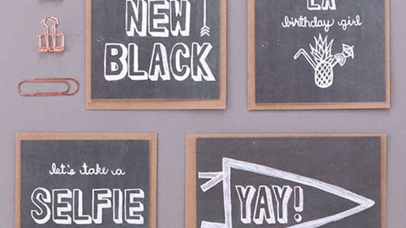 Chalkboard Cards