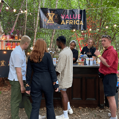 Value Africa bar in the woods