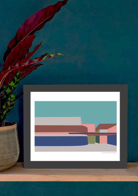 Yves Saint Laurent Museum Print in colour - Summer