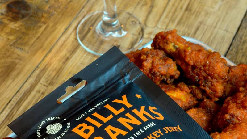 Billy Franks Buffalo Hot Wing Turkey Jerky