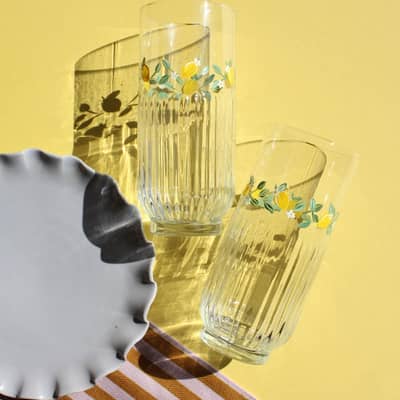 Swimming in the sea handpainted candles