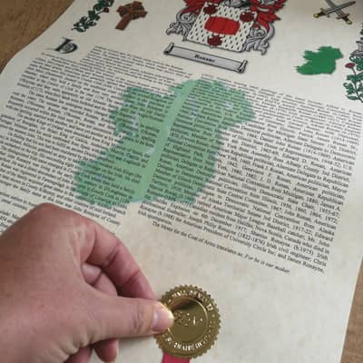 Each Surname Print is Hand-Finished.