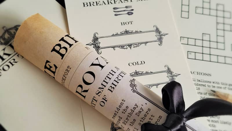 Personalised Birthday Breakfast in Bed Kit