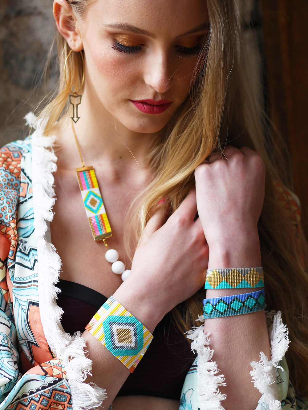 Shh by Sadie bohemian statement jewellery