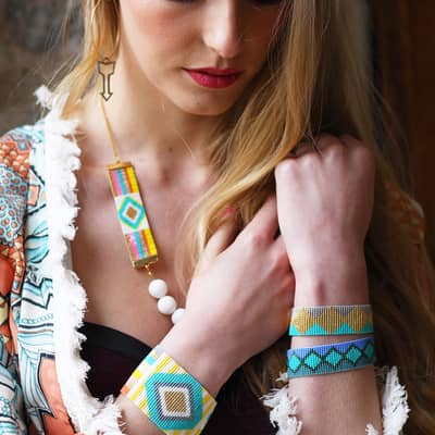 Shh by Sadie bohemian statement jewellery