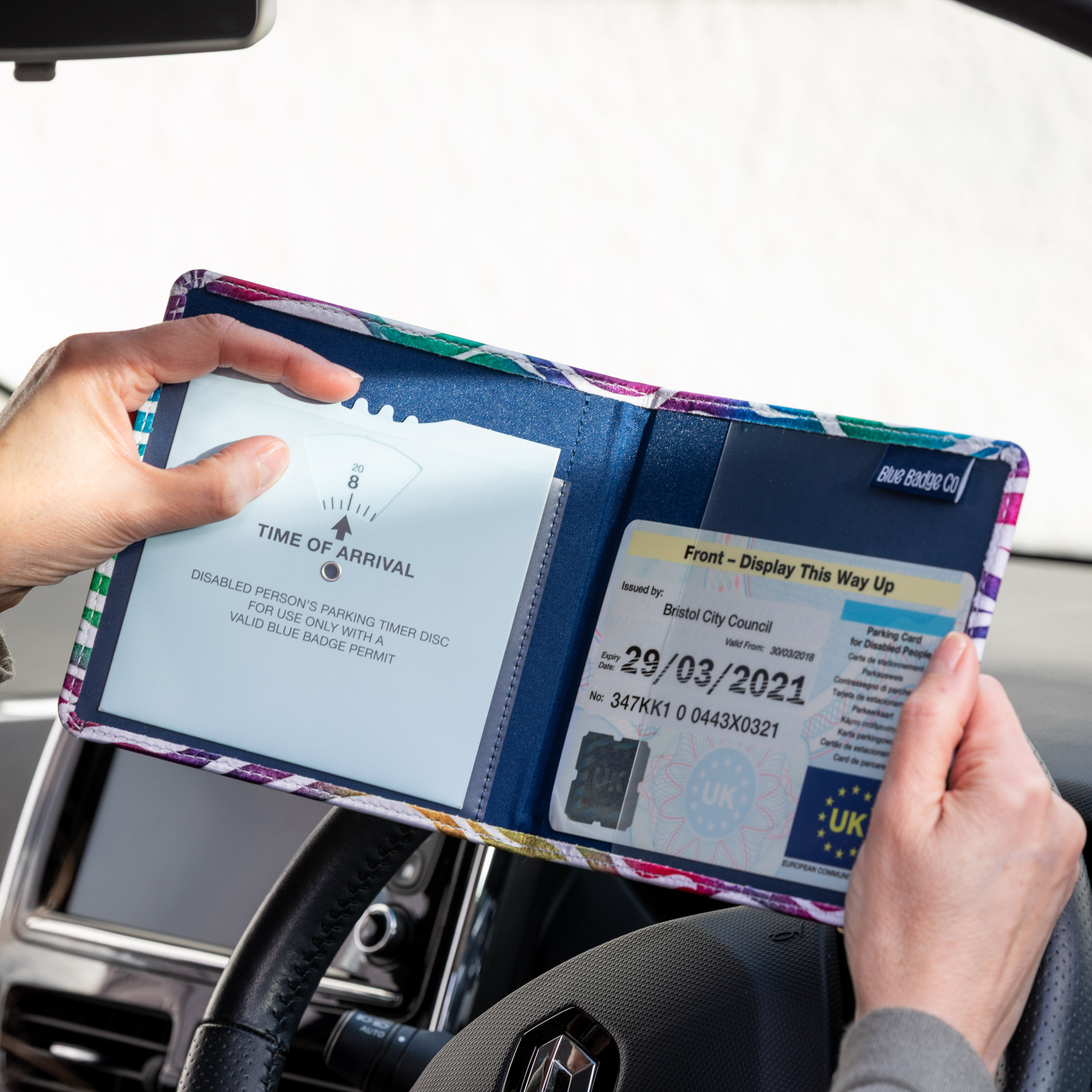 Holographic Permit Cover in RainbowDi