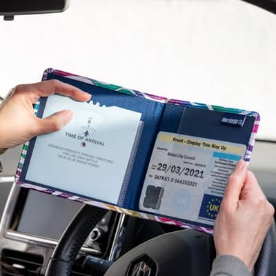 Holographic Permit Cover in RainbowDi