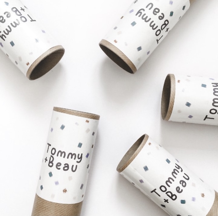 Tommy and Beau Print Packaging