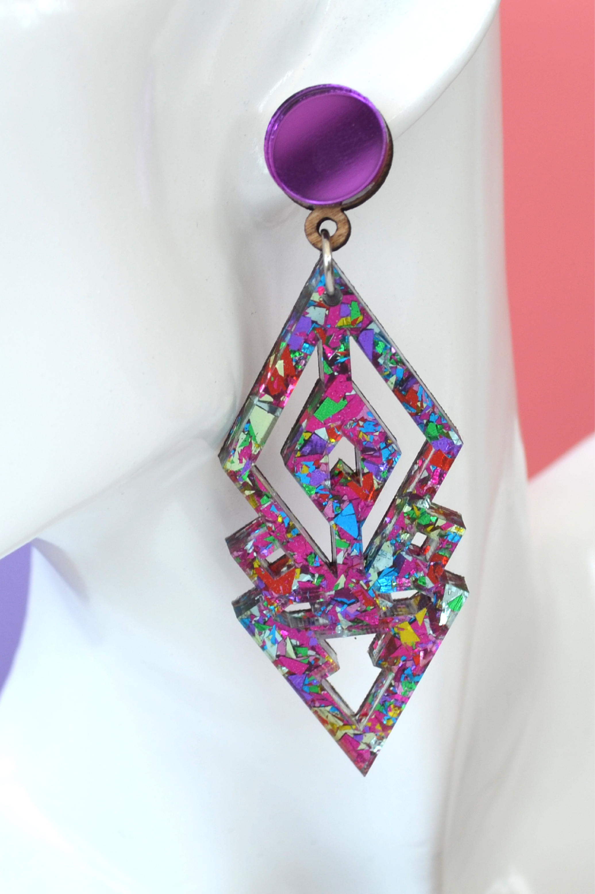 Art Deco Festival Drop Earrings