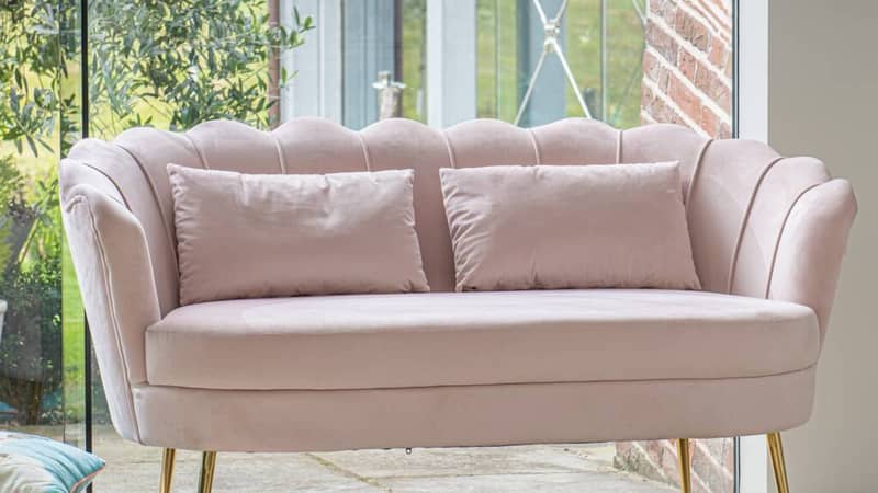 pink cocktail sofa