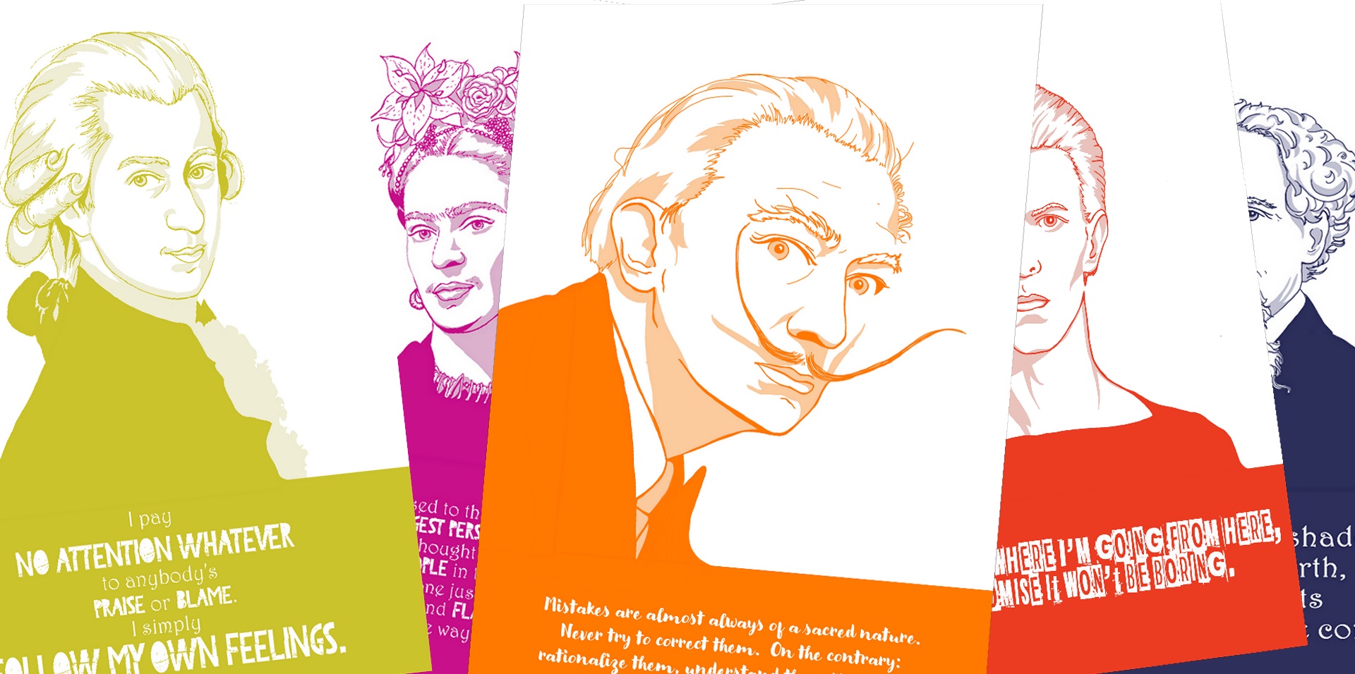 Bold contemporary portraits