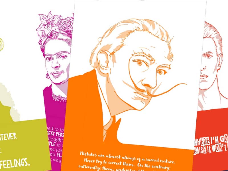 Bold contemporary portraits