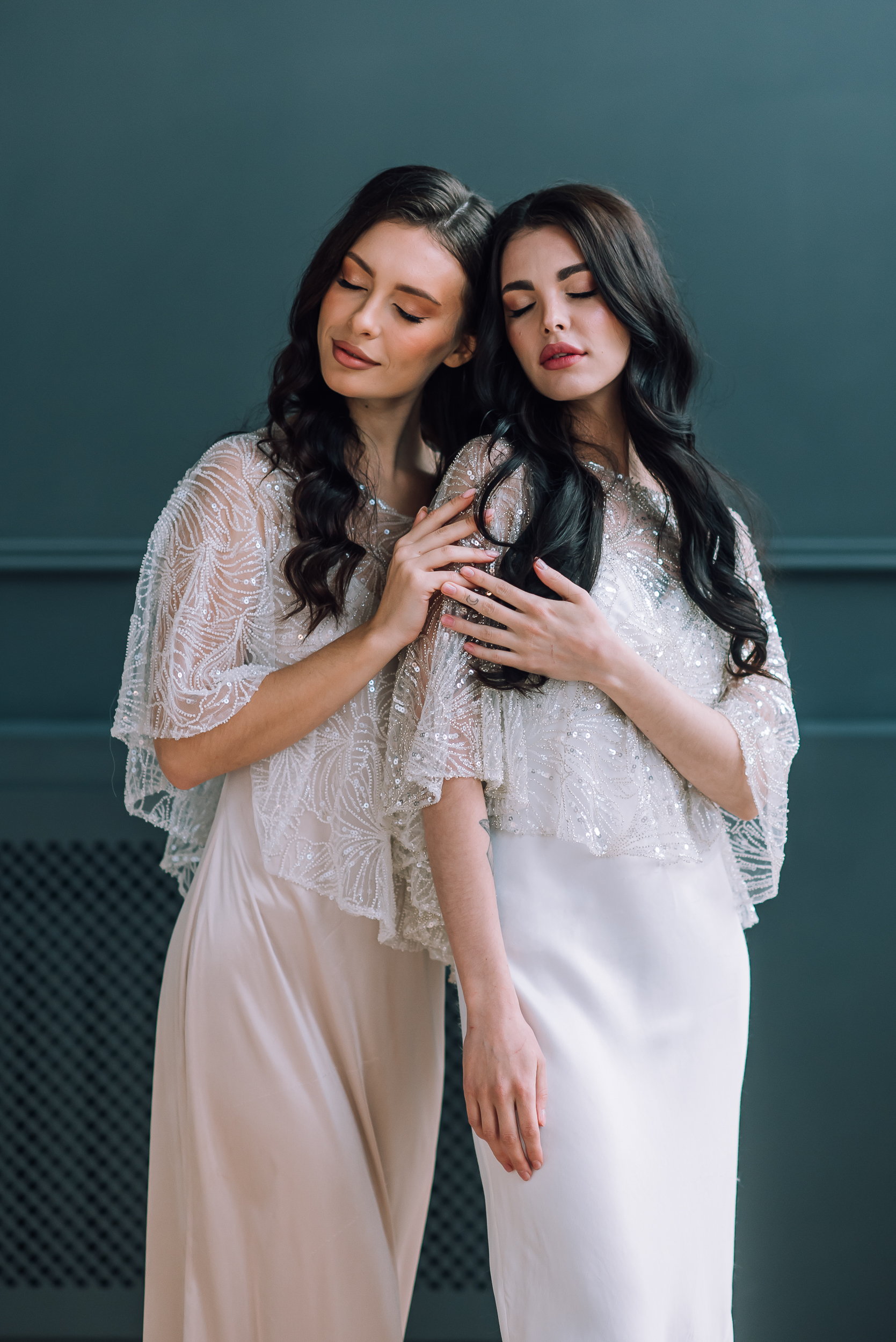 Lace Cape Cloak Wedding Dress Cover Up Simple Elopement Bespoke Plus Size Wedding Fashion Separates Alternative Bride LGBT