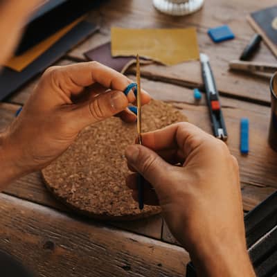 Carving jewellers wax