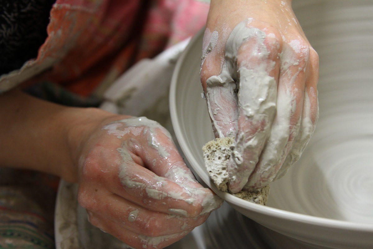 Wheel thrown pottery