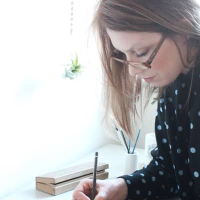 Filed mouse on music manuscript