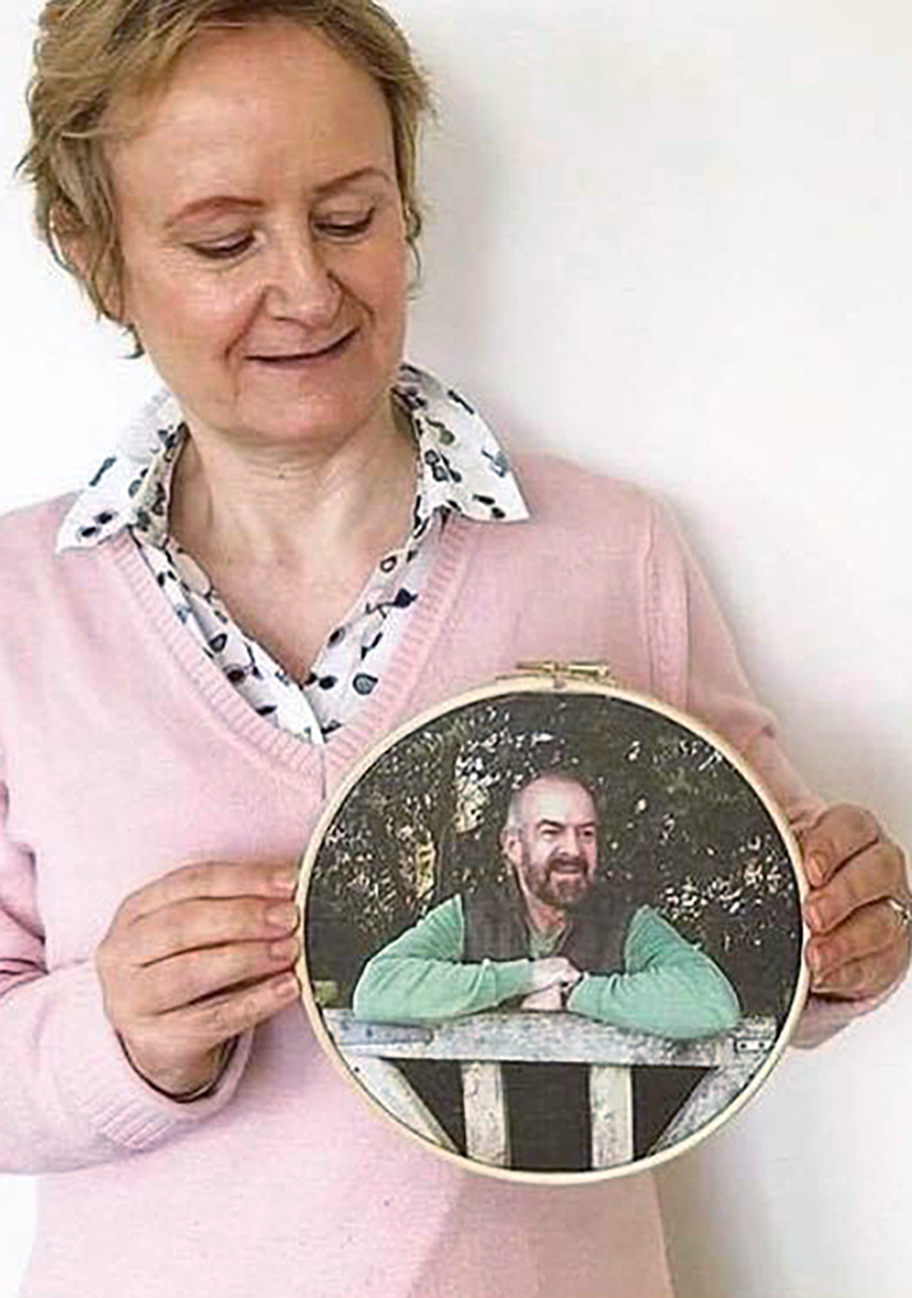 personalised photo hoop