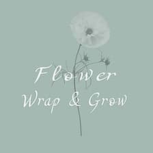 Flower Wrap and Grow logo