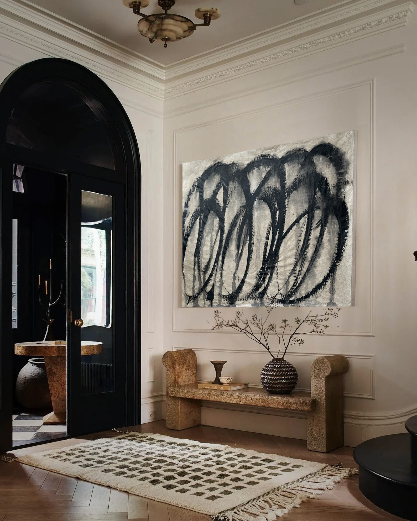 astrid brisson monochromatic minimalist abstract painting