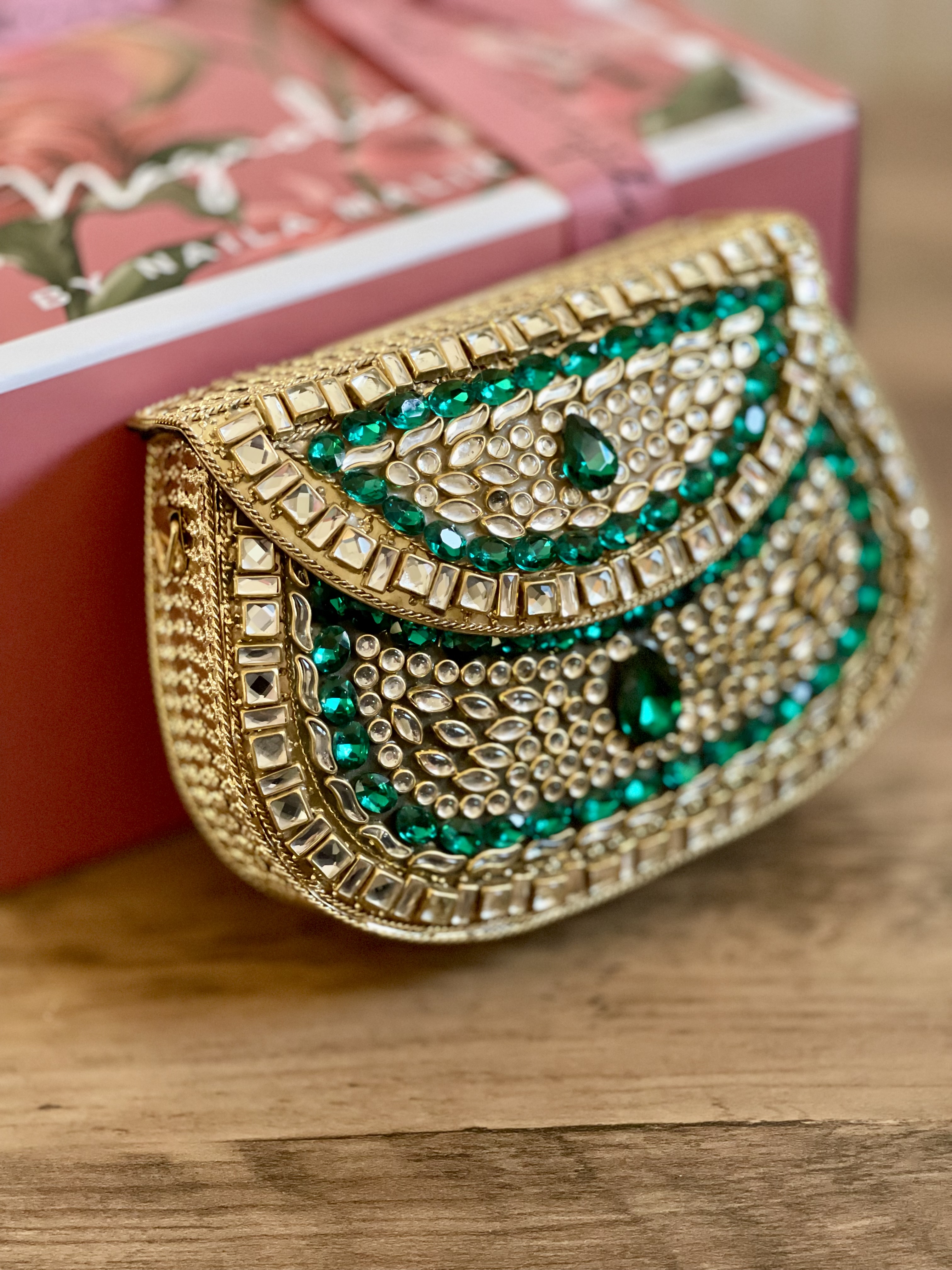 Kundan Minaudière Purse