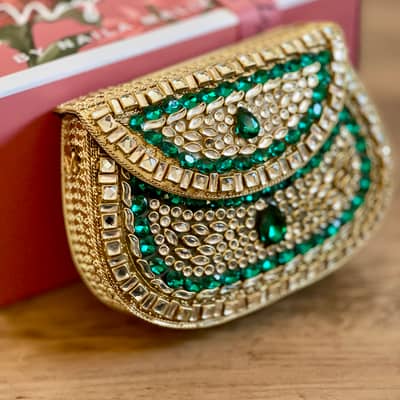 Kundan Minaudière Purse