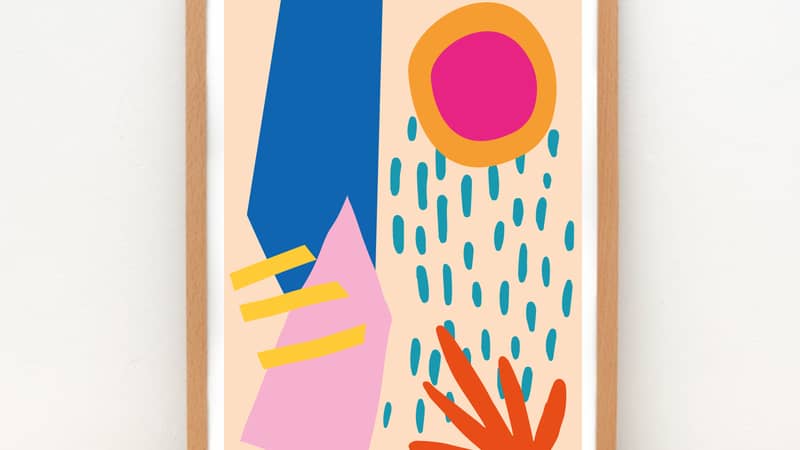 'Autumn Rain' Art Print