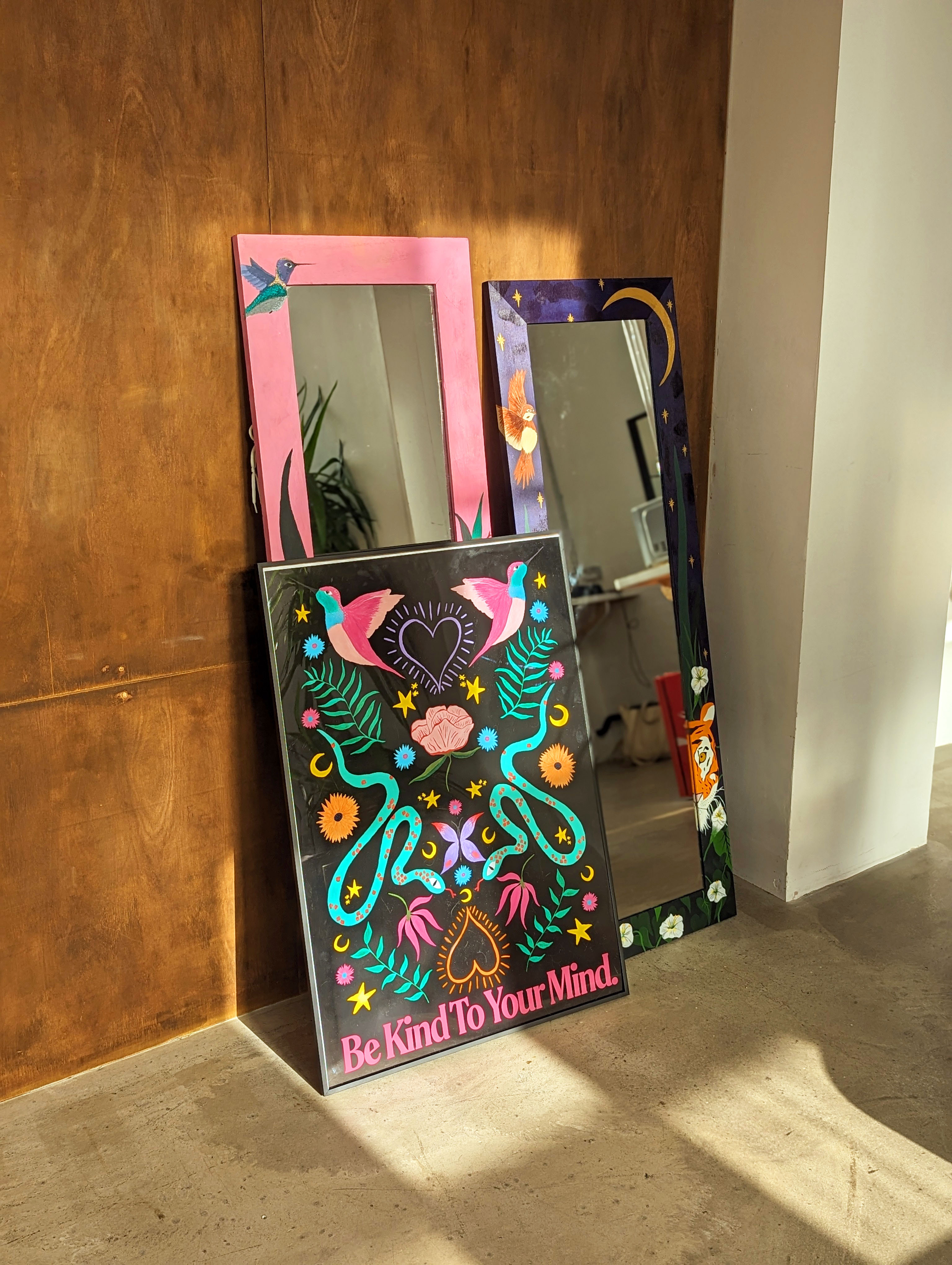 Miranda Charlotte mirrors and prints are available on mirandacharlotte.com