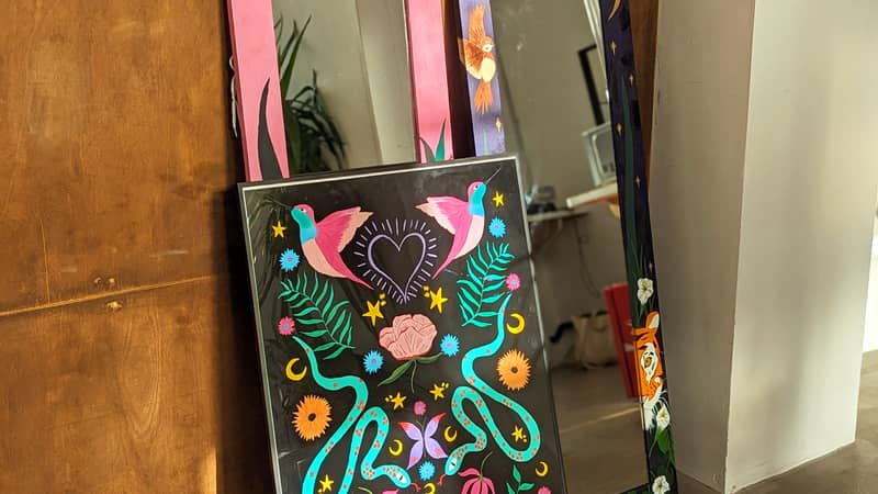 Miranda Charlotte mirrors and prints are available on mirandacharlotte.com