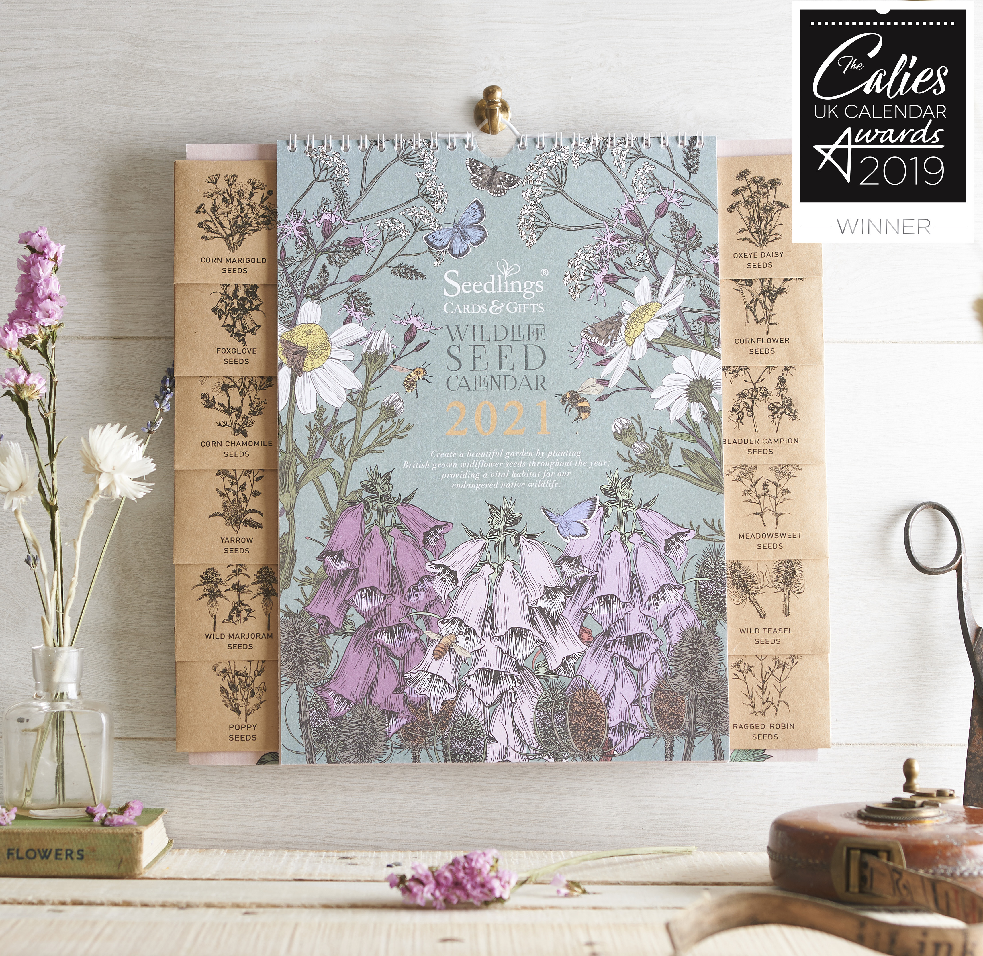 Seedlings award winning calendar design