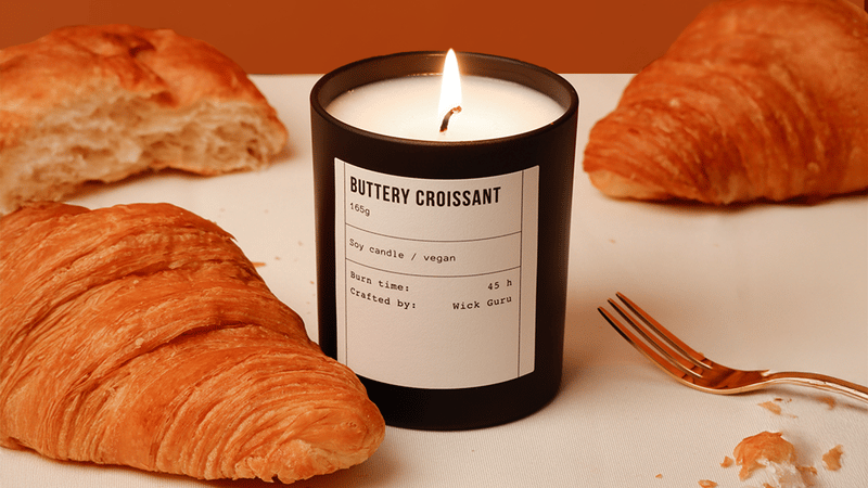 Buttery Croissant Candle by Wick Guru