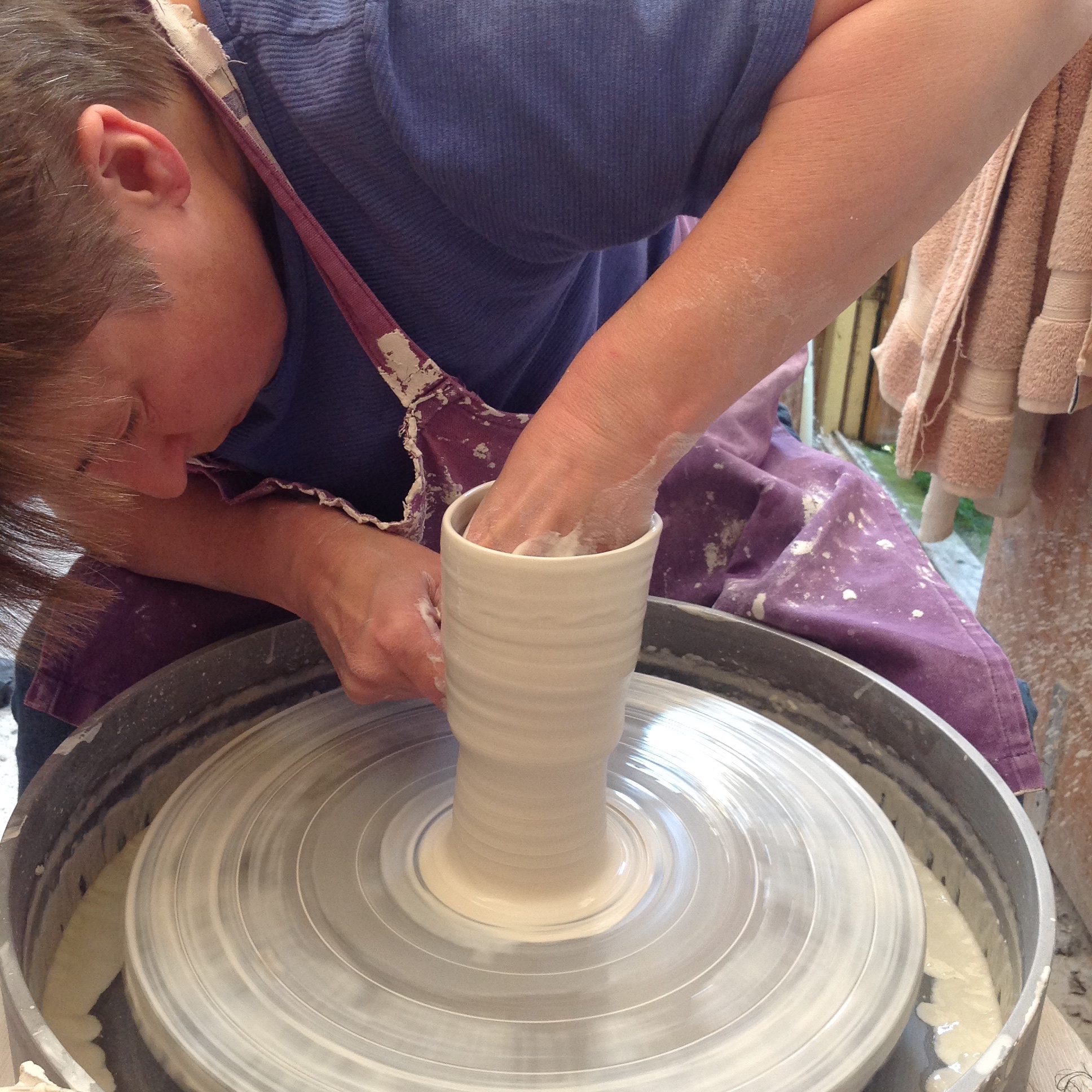 Throwing on the wheel