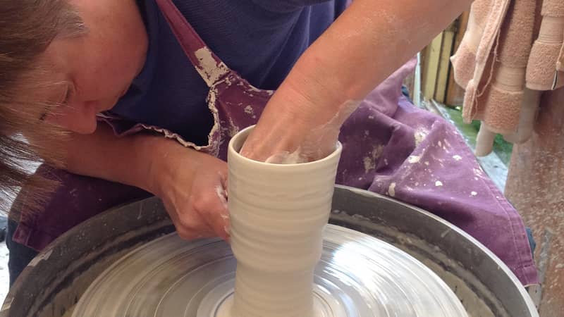 Throwing on the wheel